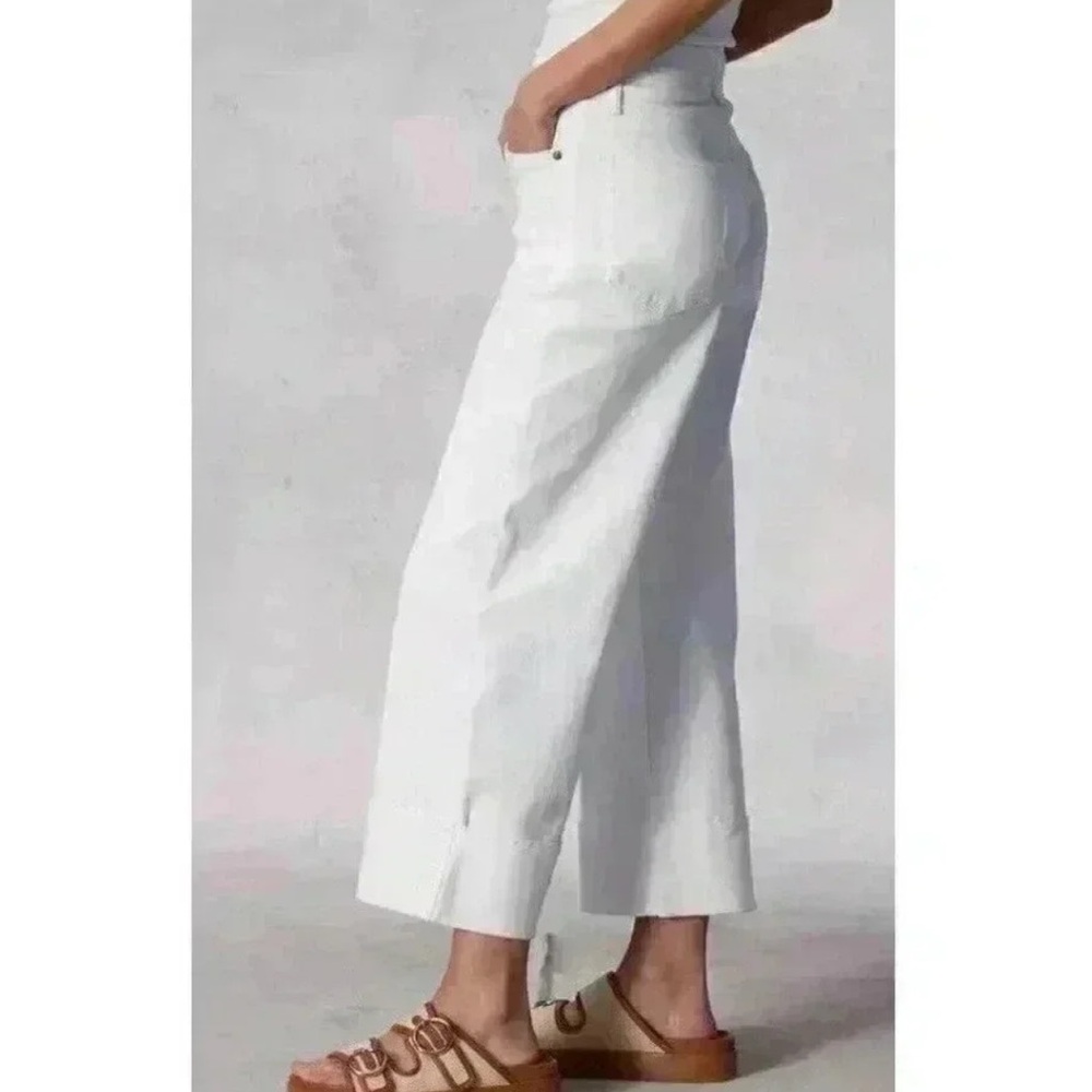 rag & bone White Cropped Pants
